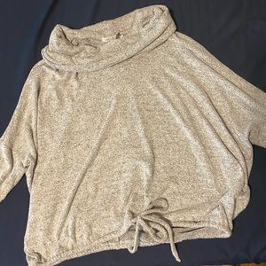 Cozy cowl neck sweatshirt